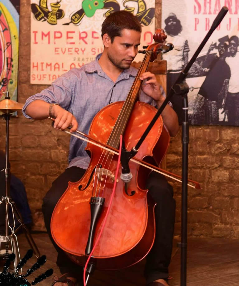 indian cello player bikaner india